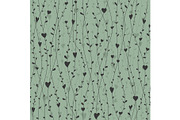 Cute seamless pattern with hearts