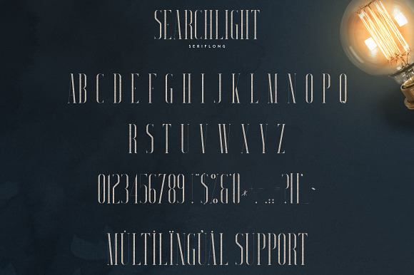 Searchlight - font trio in Script Fonts - product preview 10