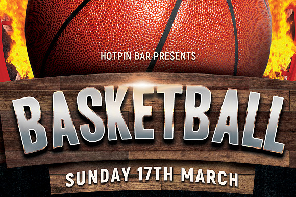 March Madness Basketball Flyer in Flyer Templates - product preview 1