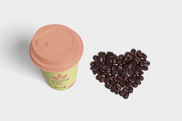 Disposable Coffee Cup Mockups in Product Mockups - product preview 3