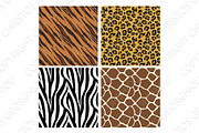 Animal Print Pattern Seamless Tiles
