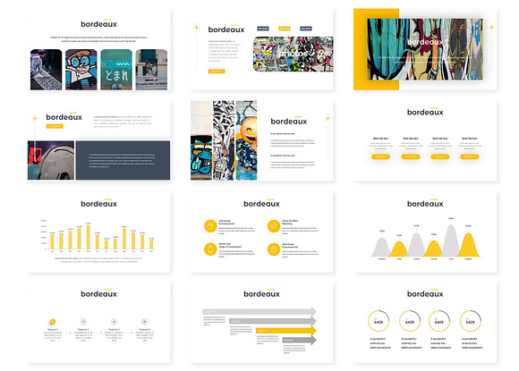 Bordeaux - Powerpoint Template in PowerPoint Templates - product preview 2