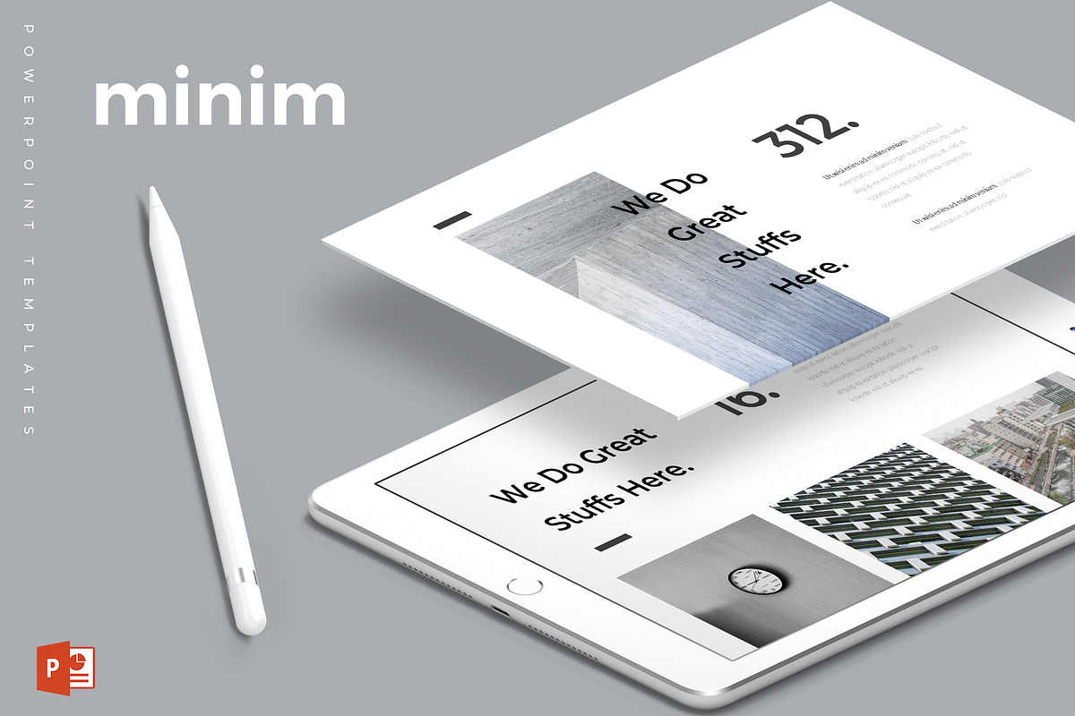 Minim - Powerpoint Template in PowerPoint Templates - product preview 8