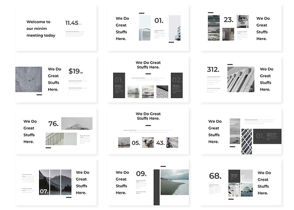 Minim - Powerpoint Template in PowerPoint Templates - product preview 1