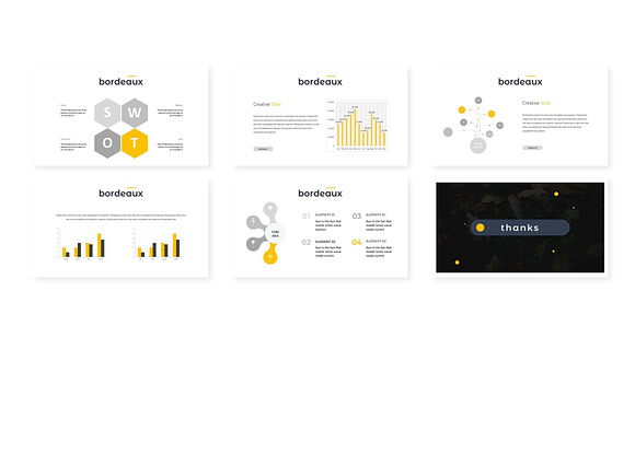 Bordeaux - Powerpoint Template in PowerPoint Templates - product preview 3