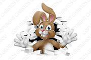 Easter Bunny Rabbit Cartoon Breaking
