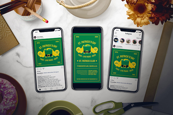 Saint Patrick's Day Flyer Set in Flyer Templates - product preview 1