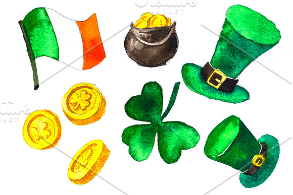 St. Patricks Day Set in Illustrations - product preview 2