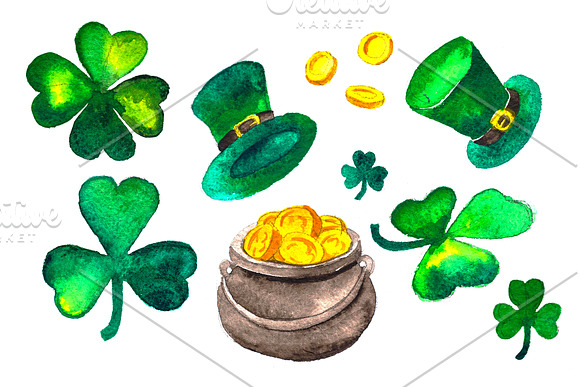 St. Patricks Day Set in Illustrations - product preview 3