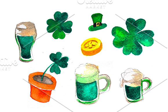 St. Patricks Day Set in Illustrations - product preview 5