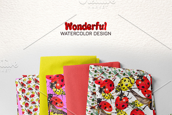 Ladybug Watercolor png in Illustrations - product preview 2