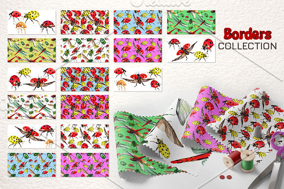 Ladybug Watercolor png in Illustrations - product preview 6