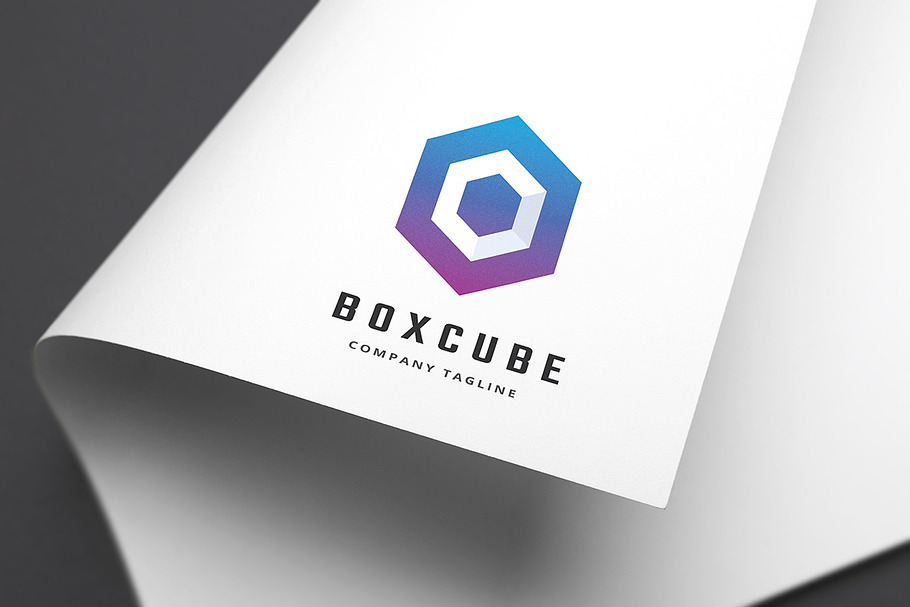 Box Cube Logo in Logo Templates - product preview 8