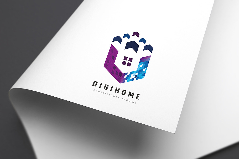 Digital Home Logo in Logo Templates - product preview 8