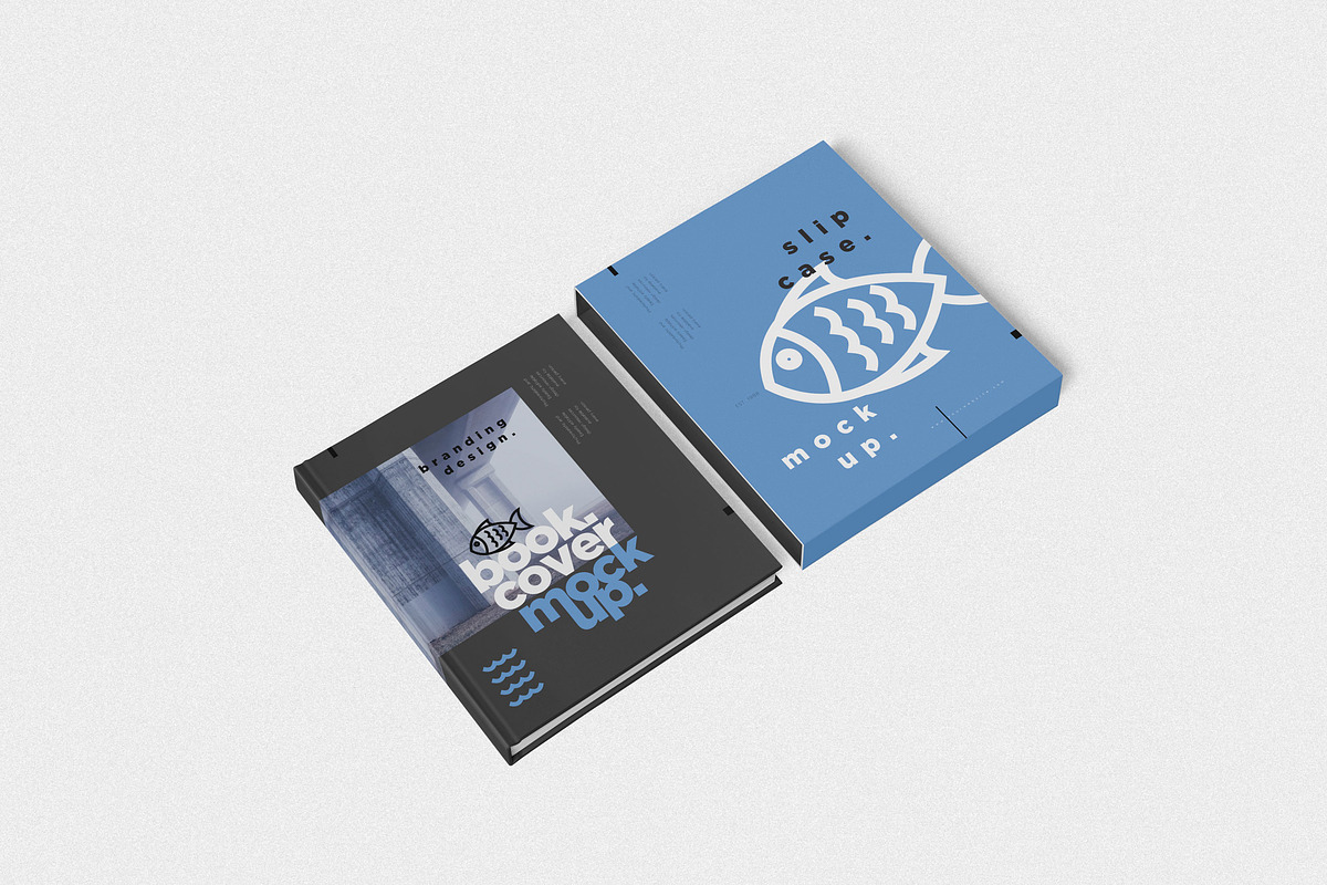 Book Cover & Case Mockups in Product Mockups - product preview 8