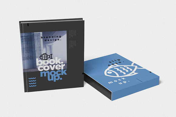 Book Cover & Case Mockups in Product Mockups - product preview 4