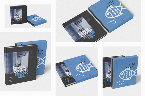 Book Cover & Case Mockups in Product Mockups - product preview 6