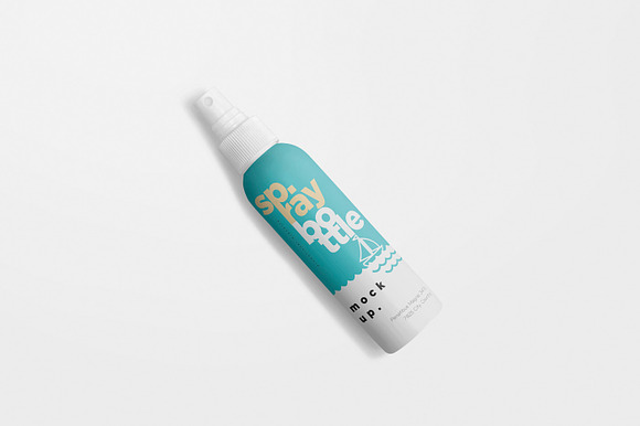 Plastic Spray Bottle Mockups in Product Mockups - product preview 1