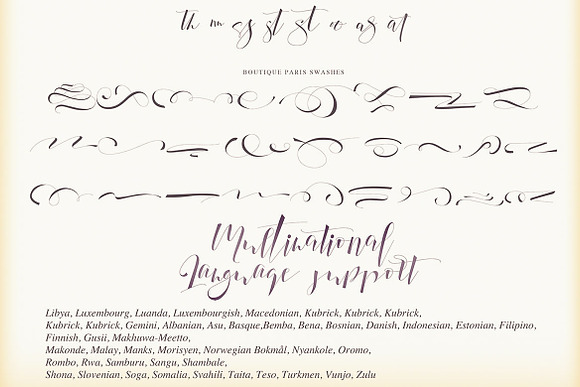 Boutique Paris - Modern Script in Script Fonts - product preview 3