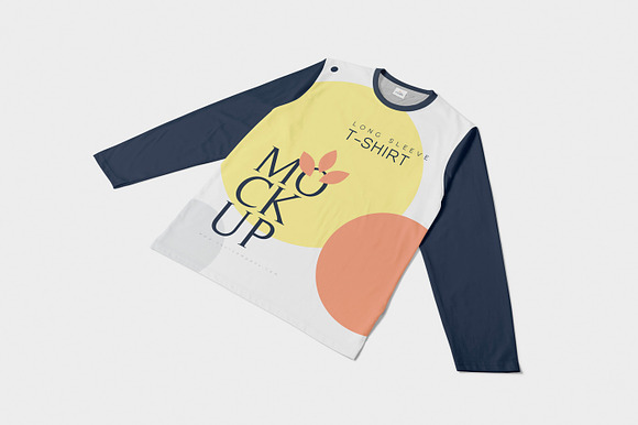 Long Sleeve T-Shirt Mockups in Product Mockups - product preview 2