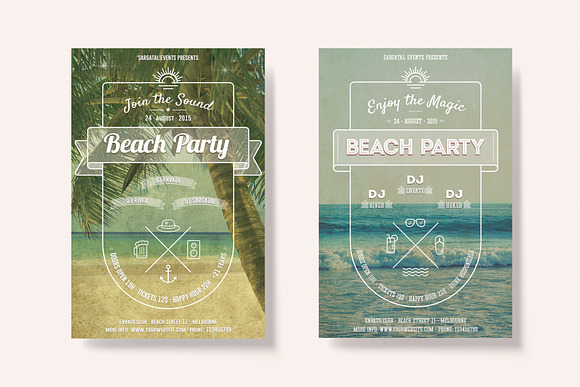 Beach Party Flyers in Flyer Templates - product preview 1