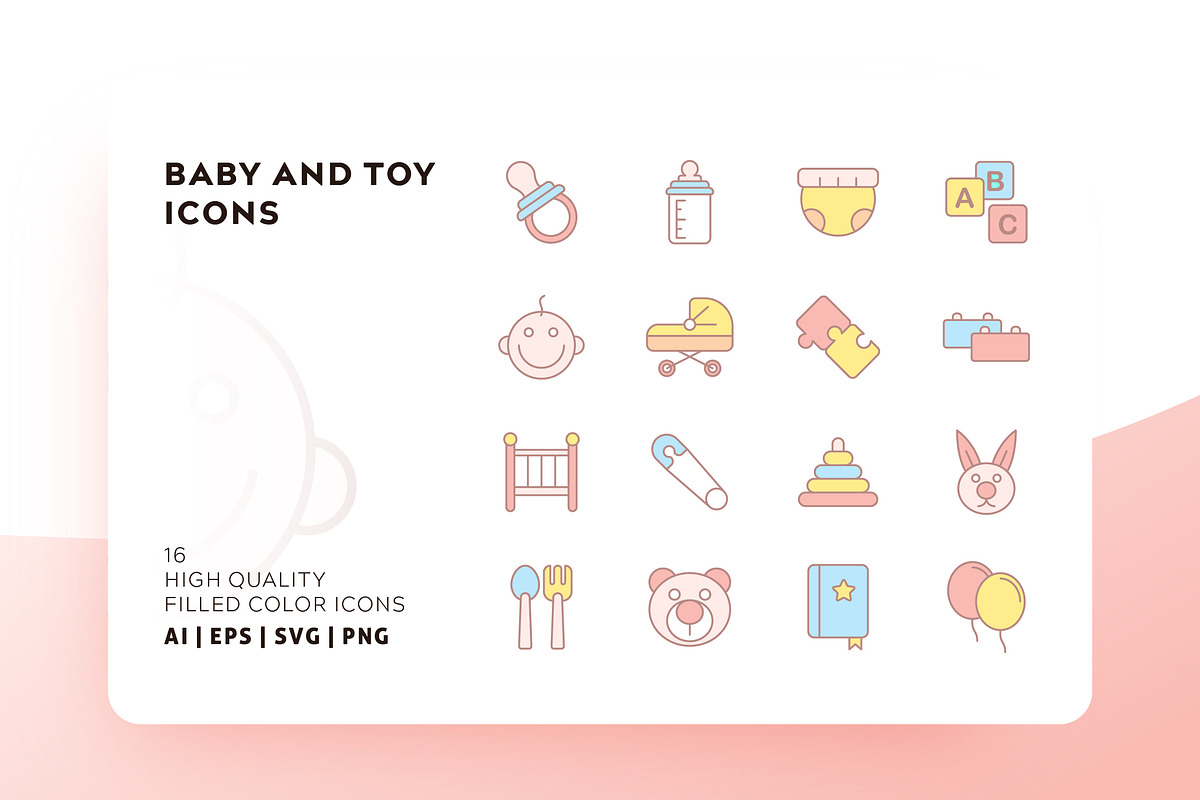 BABY ICON in Icons - product preview 8