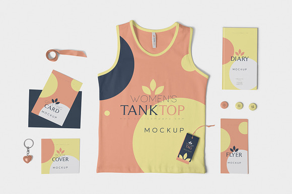 Women’s Tank Top Mockups in Product Mockups - product preview 4