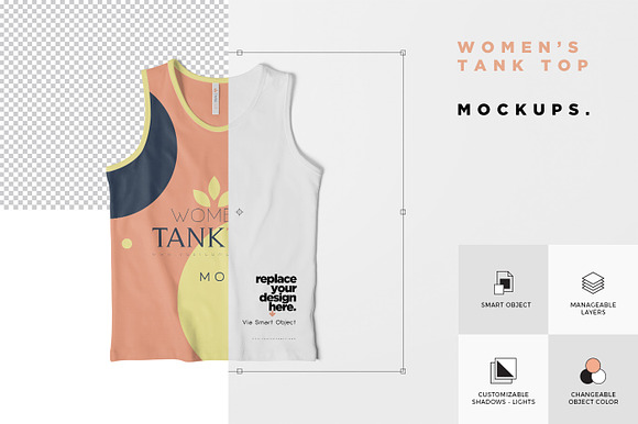 Women’s Tank Top Mockups in Product Mockups - product preview 5