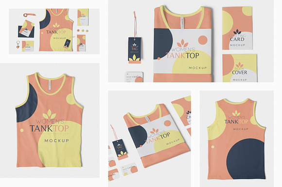 Women’s Tank Top Mockups in Product Mockups - product preview 6