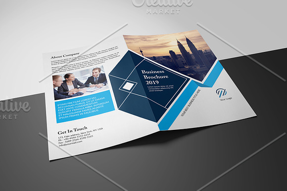 Bifold Corporate Brochure V862 in Brochure Templates - product preview 1