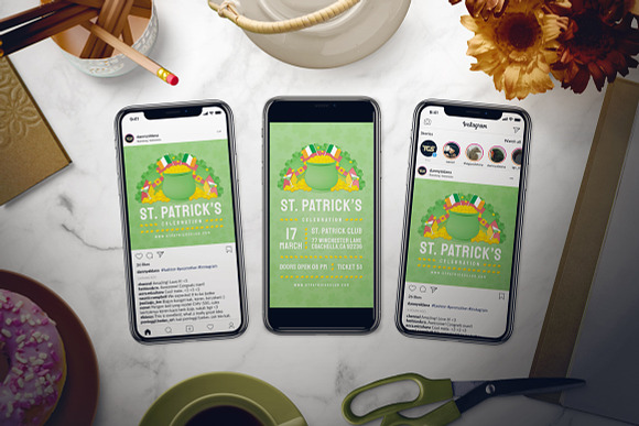 St. Patrick's Day Flyer Set in Flyer Templates - product preview 1