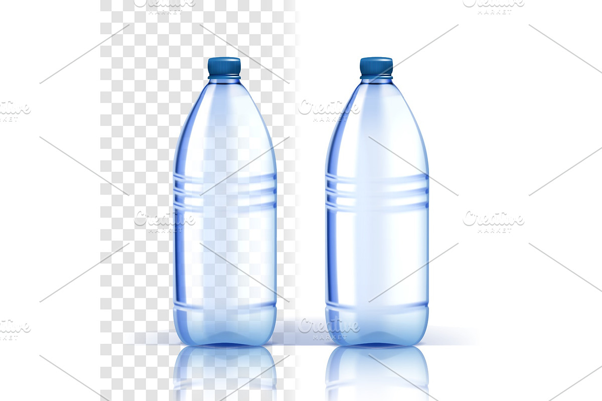 Plastic Bottle Vector. Fresh in Objects - product preview 8