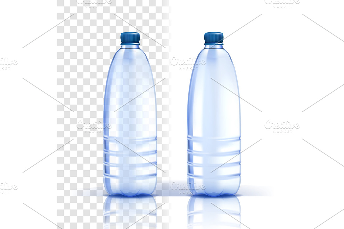 Plastic Bottle Vector. Healthy in Objects - product preview 8