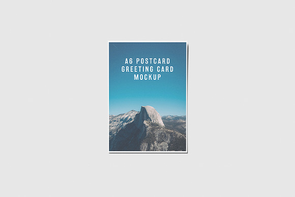 A6 Portrait Postcard, Flyer Mockup in Print Mockups - product preview 1
