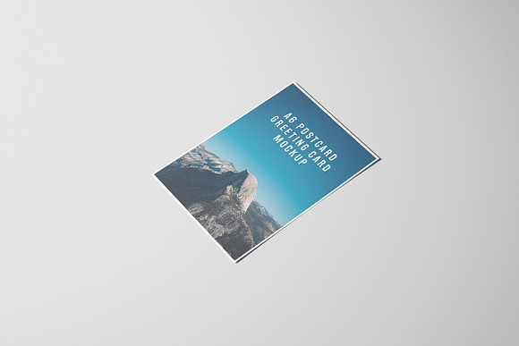 A6 Portrait Postcard, Flyer Mockup in Print Mockups - product preview 5