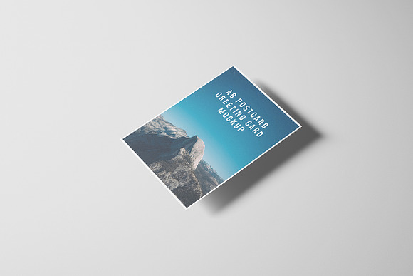 A6 Portrait Postcard, Flyer Mockup in Print Mockups - product preview 7