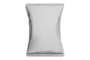 Gray realistic Polyethylene bag