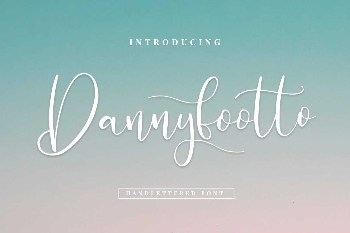 Dannyfootto in Script Fonts - product preview 8