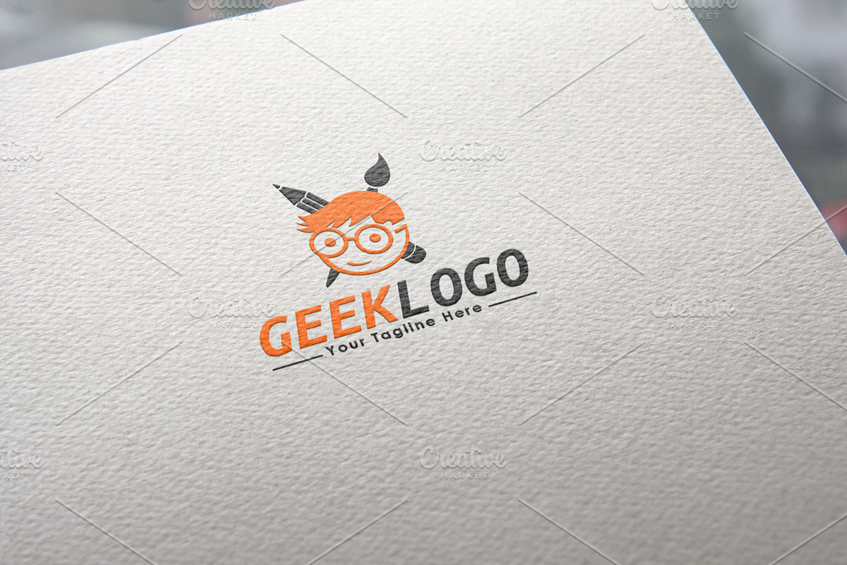 Geek Designer Logo Template in Logo Templates - product preview 8