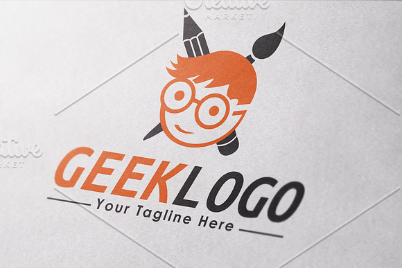 Geek Designer Logo Template in Logo Templates - product preview 1