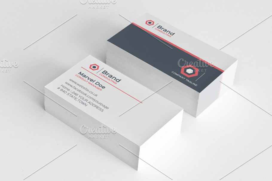 Corporate Logo & Business Card in Business Card Templates - product preview 8