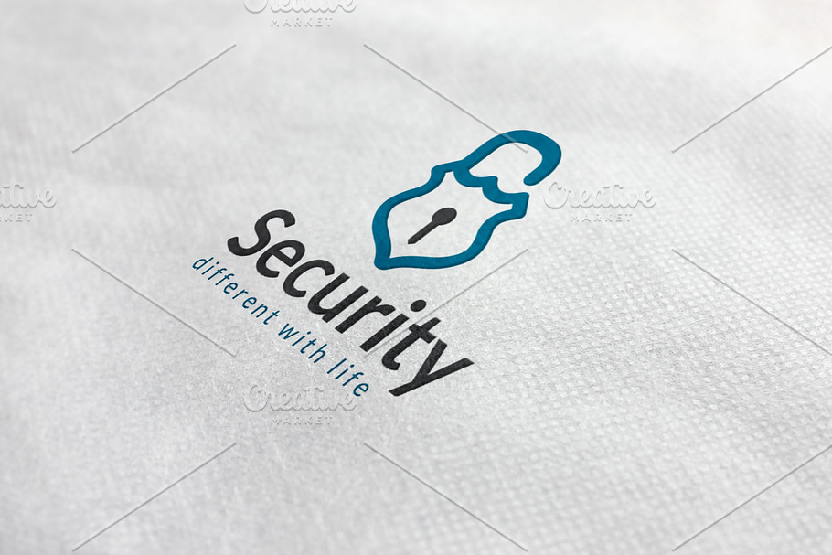 Security Lock Logo in Logo Templates - product preview 8