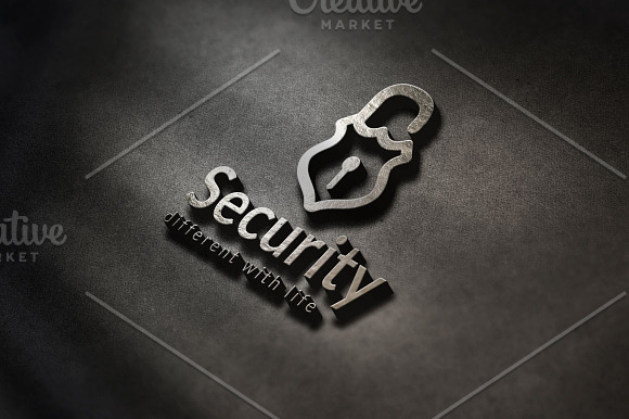 Security Lock Logo in Logo Templates - product preview 1