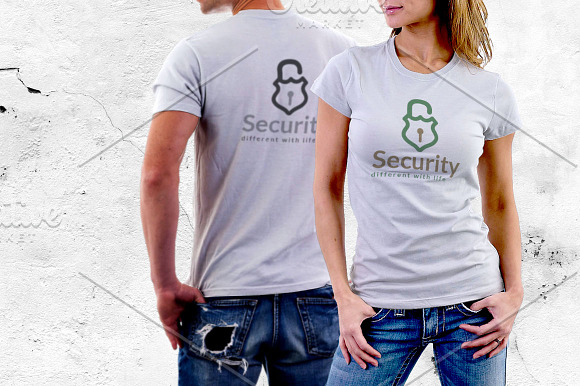 Security Lock Logo in Logo Templates - product preview 2