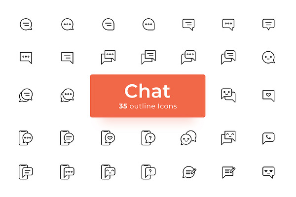 Chat - Icons Pack
