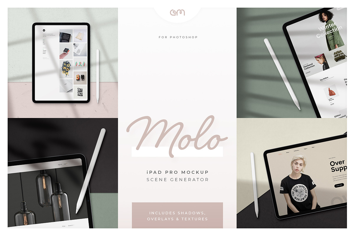 Molo - iPad Pro Scene Creator in Mobile & Web Mockups - product preview 8