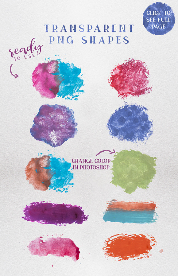 Bright Watercolor Textures in Textures - product preview 1