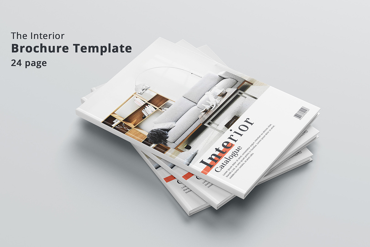 Interior Brochures / Catalogs in Brochure Templates - product preview 8