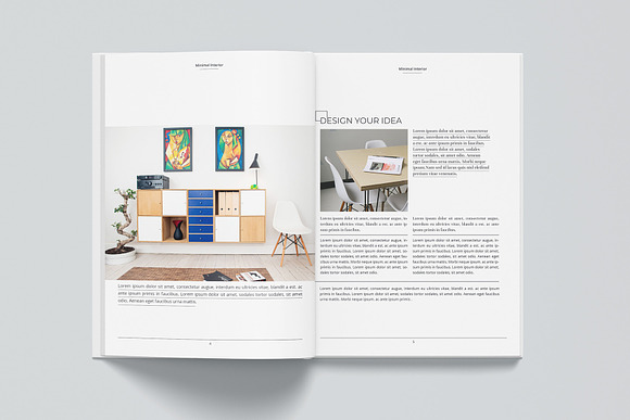 Interior Brochures / Catalogs in Brochure Templates - product preview 2