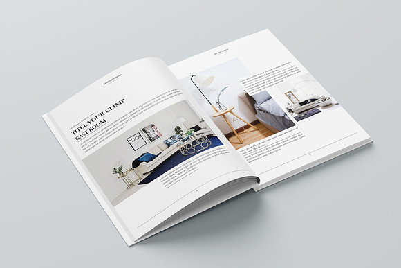 Interior Brochures / Catalogs in Brochure Templates - product preview 3